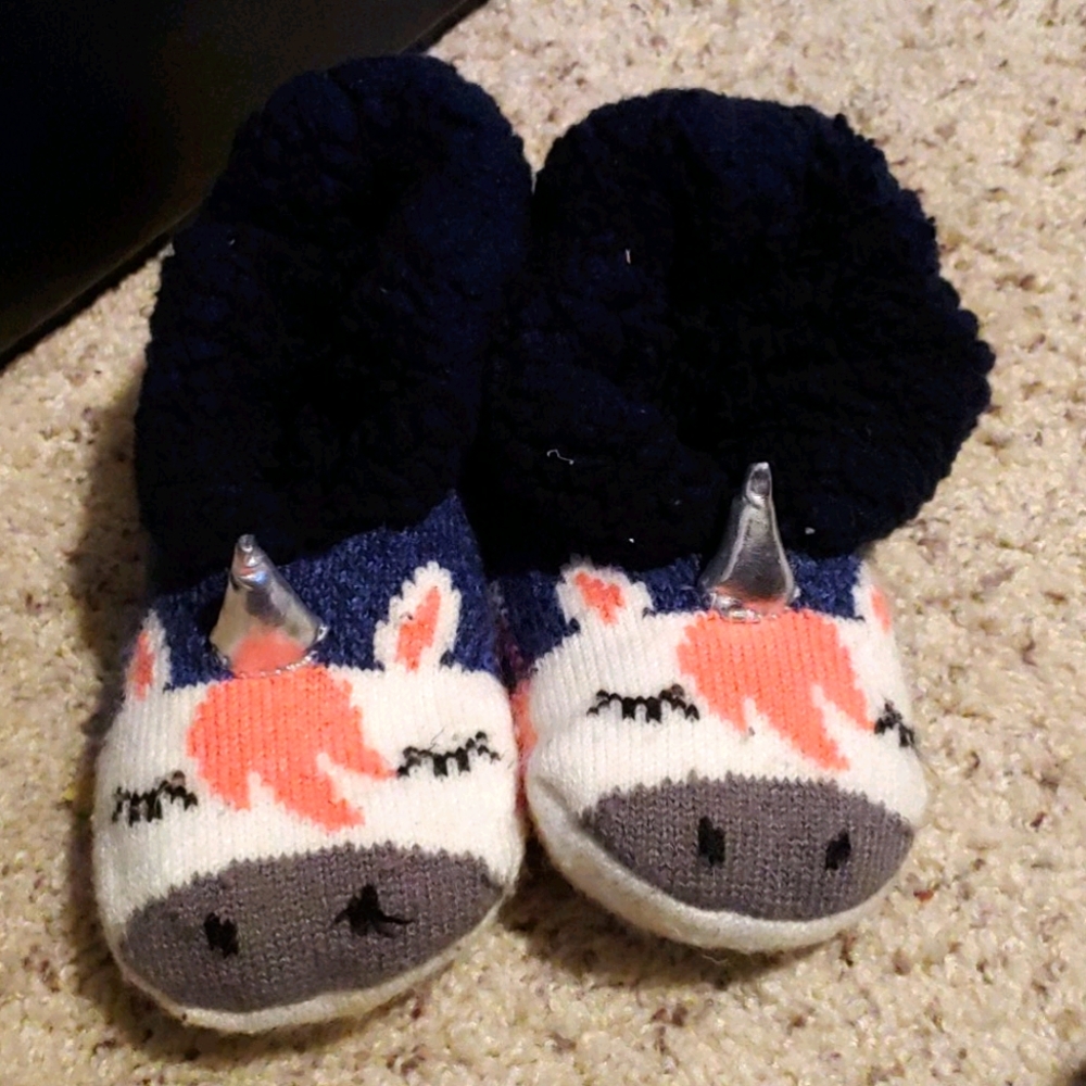 Unicorn slippers
